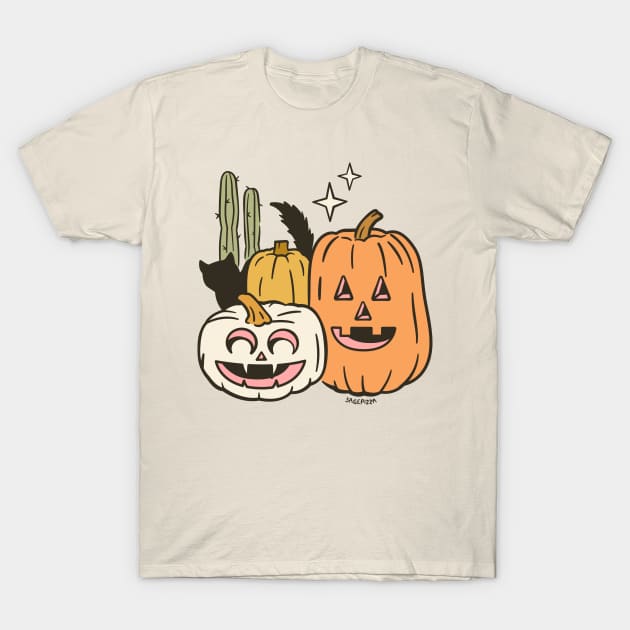 Cutie Pumpkins T-Shirt by sagepizza